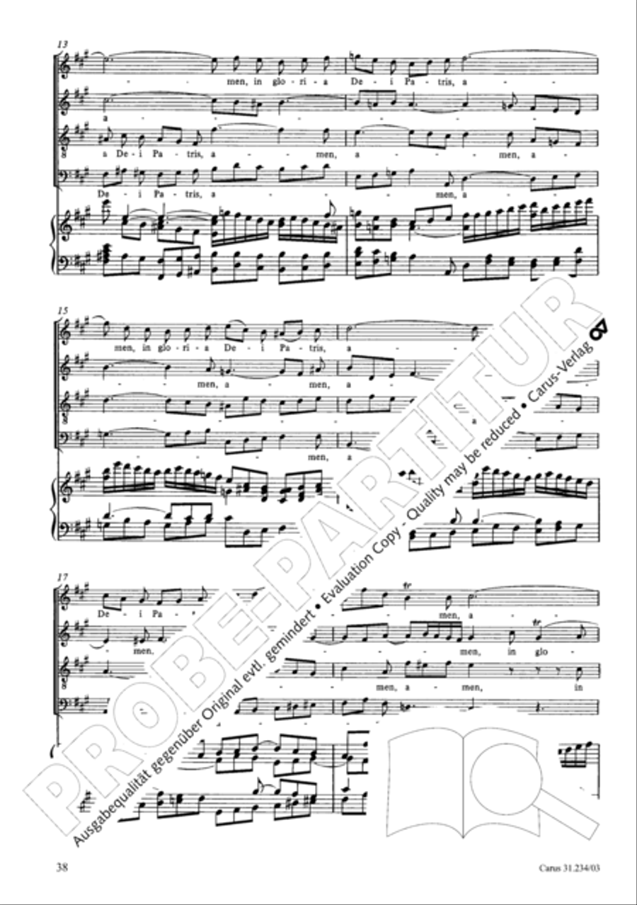 Mass in A major Mass in A major 4-Part scores gallery preview page 41