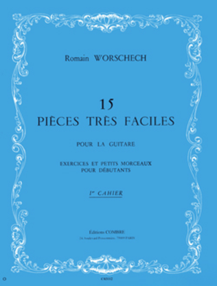 Pieces tres faciles (15) cahier No. 1