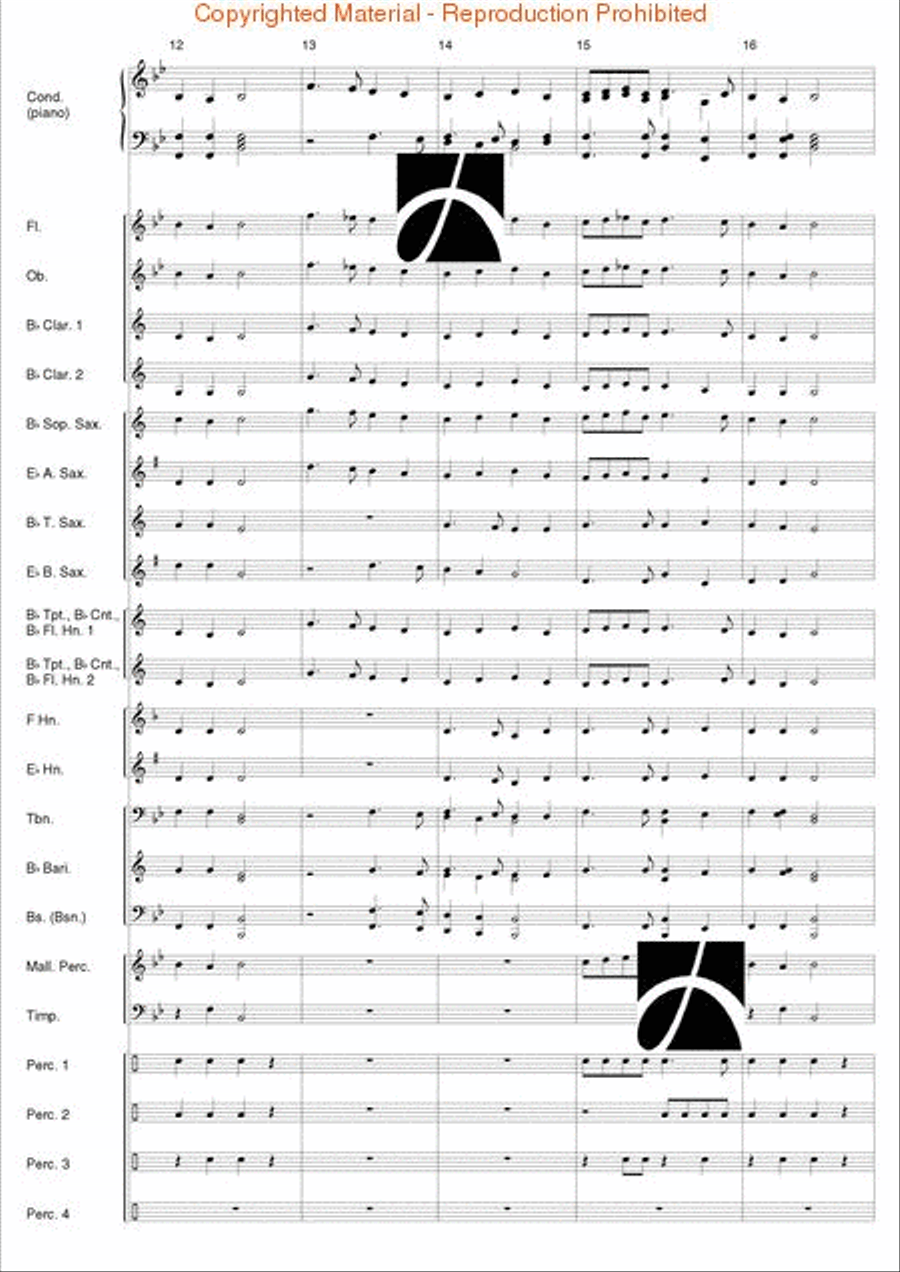 Band Time Christmas Concert Band scores gallery preview page 57
