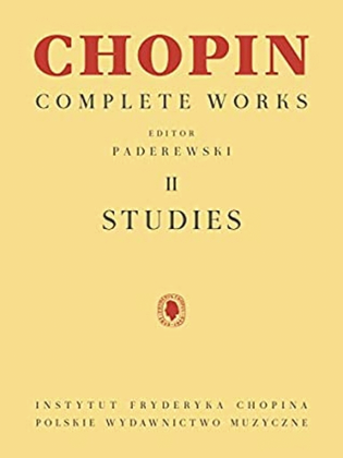 Book cover for Complete Works II: Studies Opus 10 25