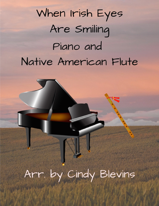 Book cover for When Irish Eyes Are Smiling, for Piano and Native American Flute