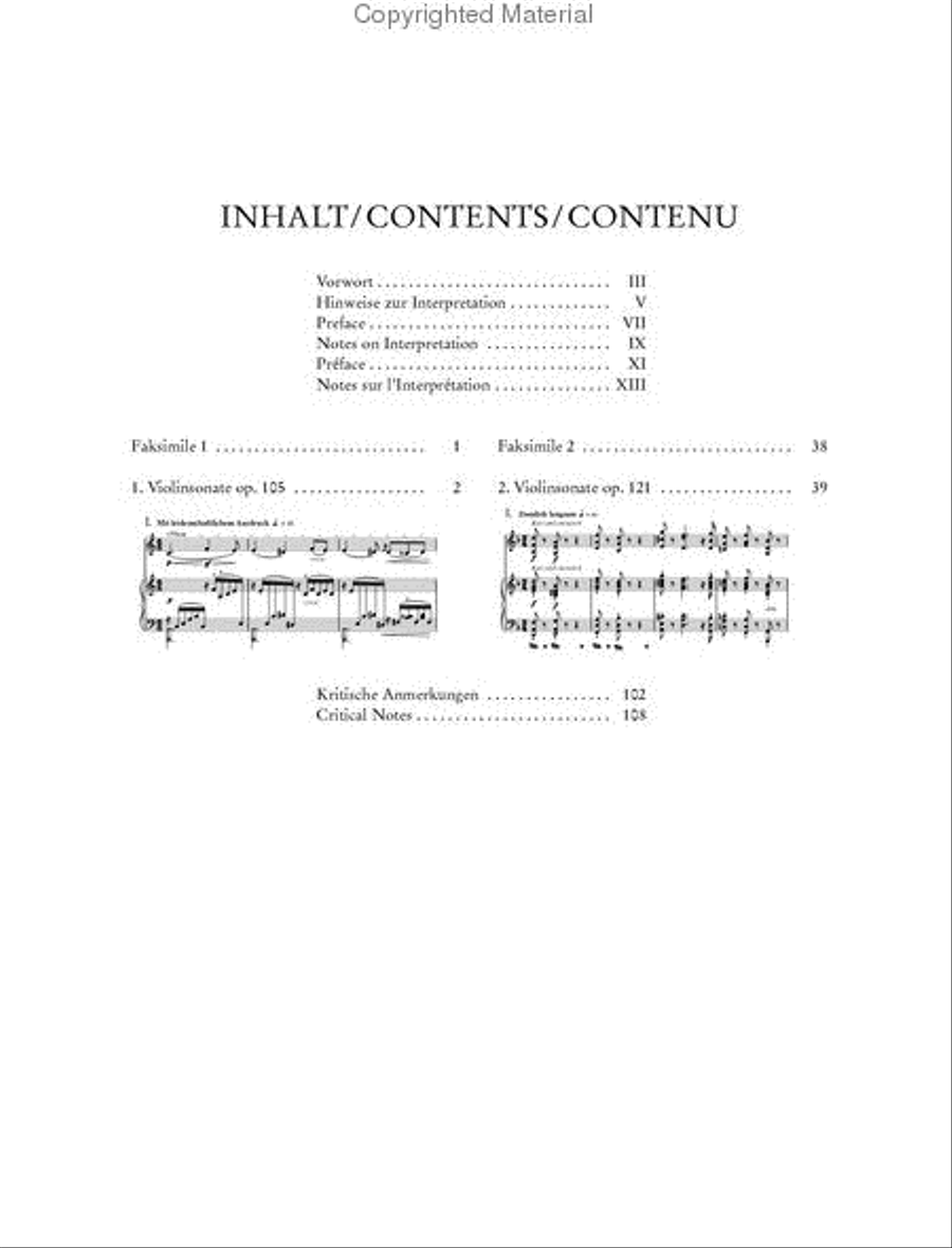 Sonatas for Violin and Piano - Volume 1 Violin Solo scores gallery preview page 2