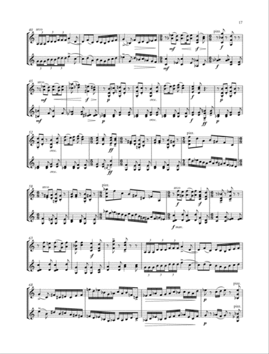 Eight Duos String Duet scores gallery preview page 6