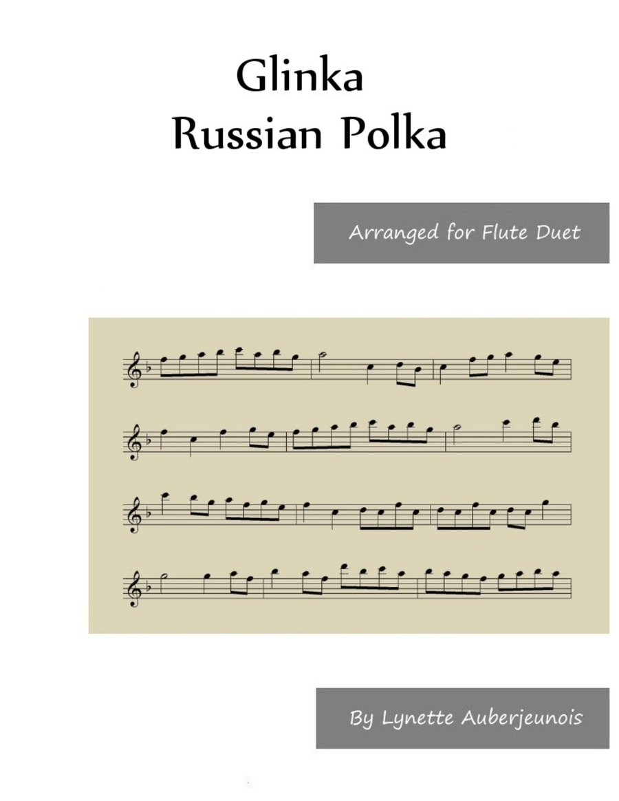 Russian Polka - Flute Duet Flute Duet scores gallery preview page 1