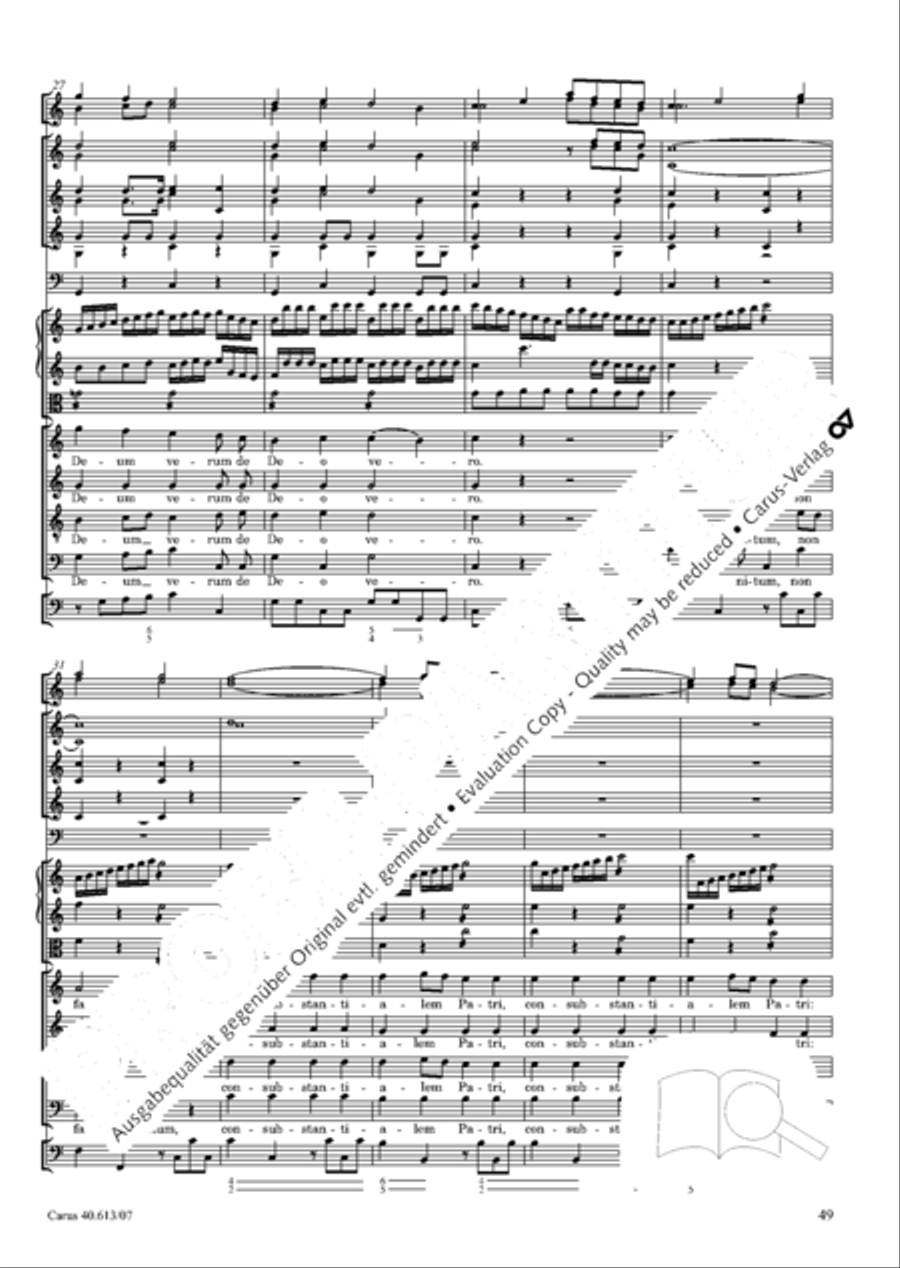 Mass in C (Missa in C) Mass in C (Missa in C) 4-Part scores gallery preview page 56