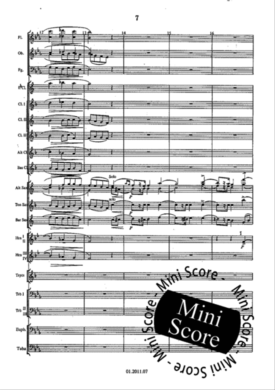 Kinderszenen Concert Band scores gallery preview page 13