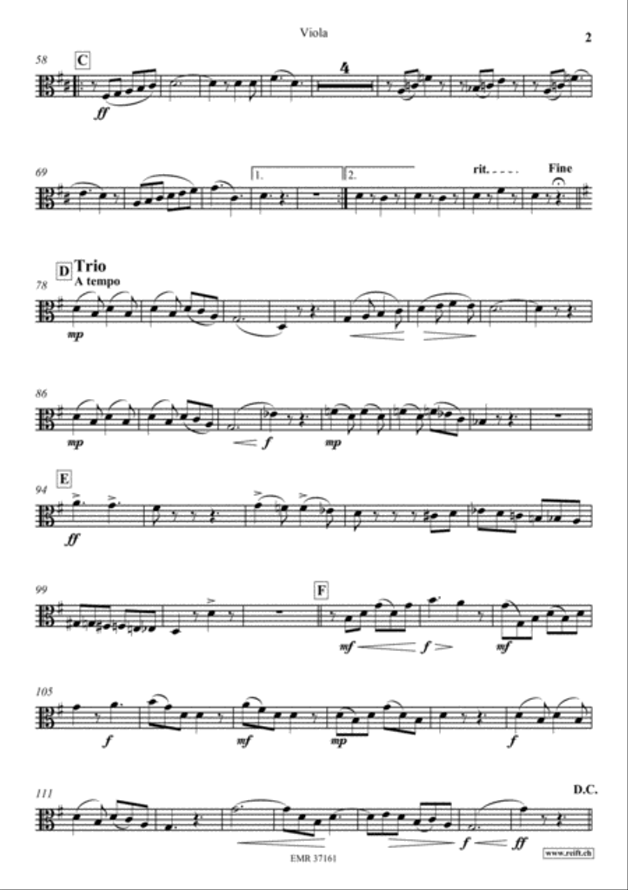 Punchinello Viola scores gallery preview page 3