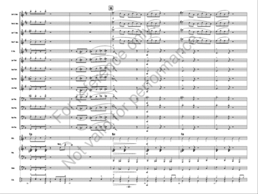 The Big Band Theory Jazz Ensemble scores gallery preview page 10