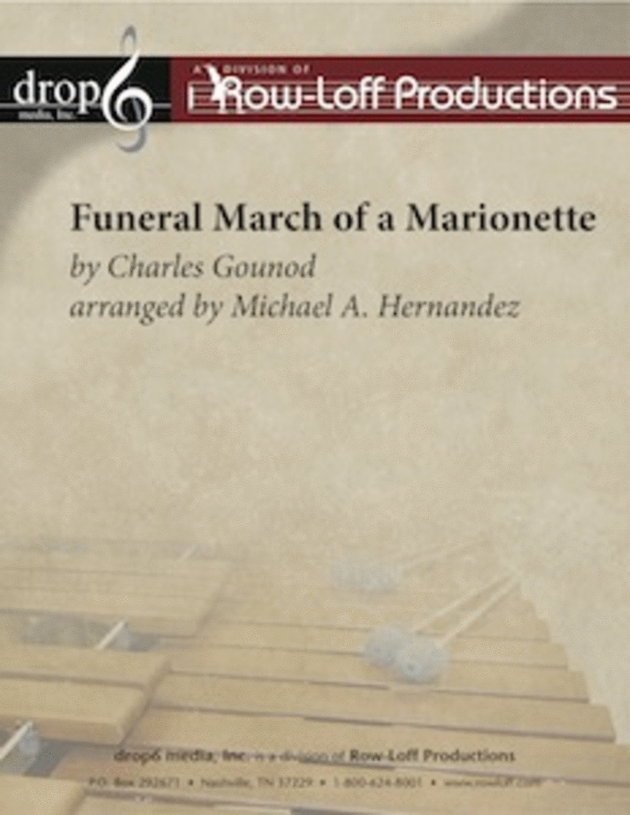 Funeral March of a Marionette Percussion Ensemble scores gallery preview page 1