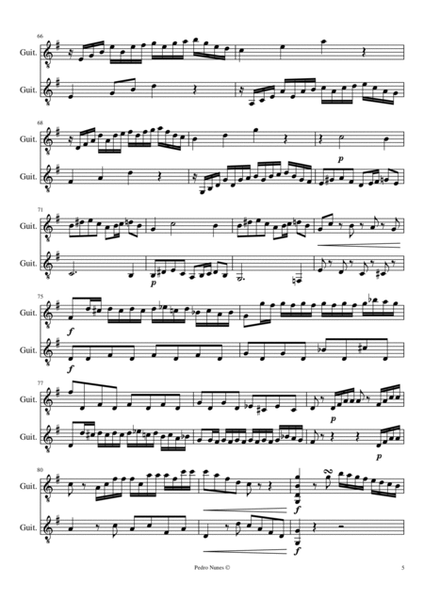 Allegro - Duo No.1 in G Major (Arr. for 2 Guitars), K.423