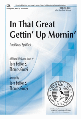 Book cover for In That Great Gettin' Up Mornin'