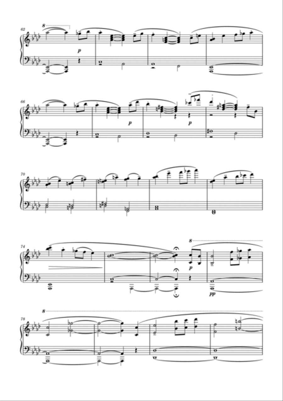 Drifting Drifting Piano Solo scores gallery preview page 4