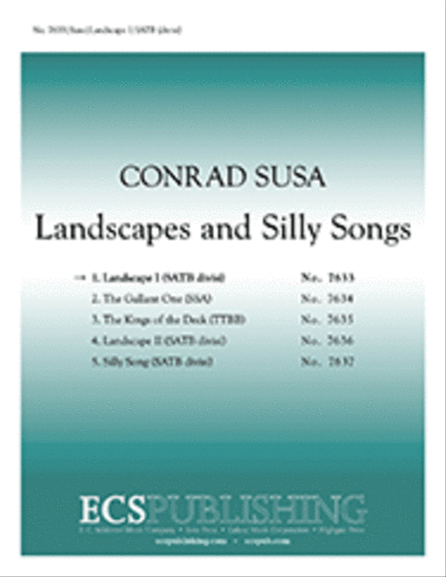 Landscapes and Silly Songs Divisi scores gallery preview page 1