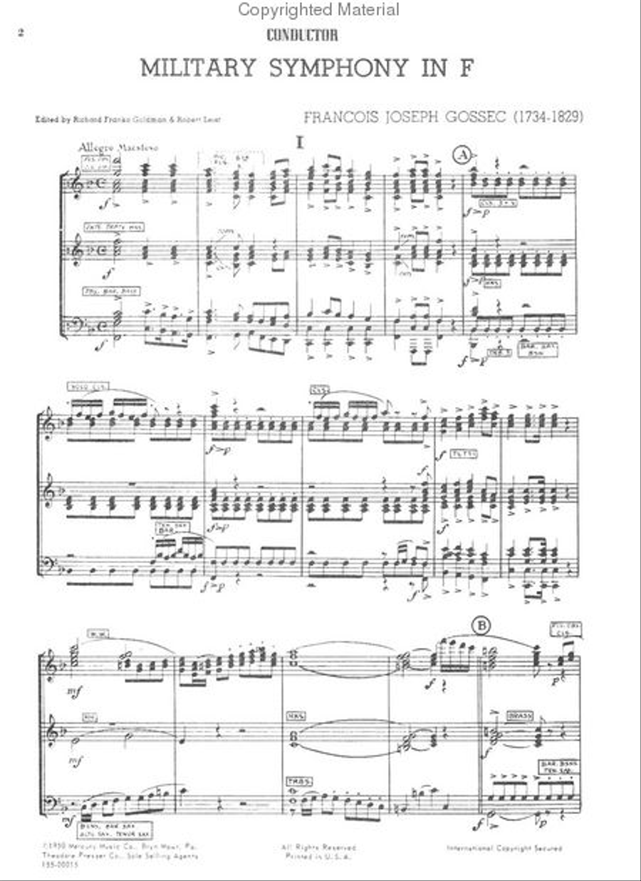 Military Symphony in F Military Symphony in F Concert Band scores gallery preview page 2