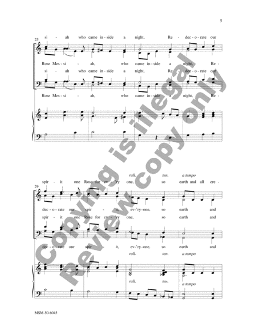 Rose Messiah Rose Messiah Divisi scores gallery preview page 5