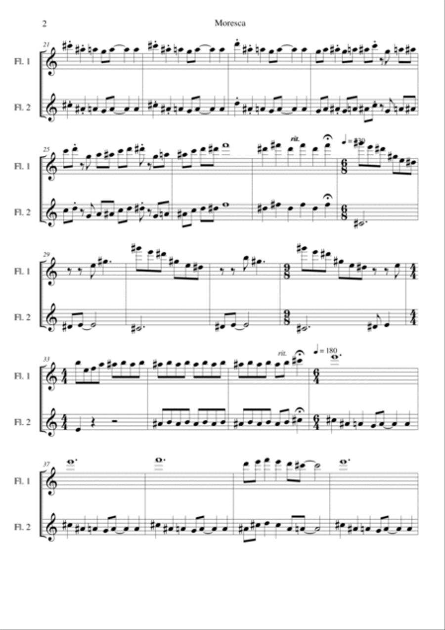 MORESCA Flute Duet scores gallery preview page 2