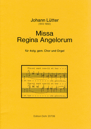 Book cover for Missa Regina Angelorum für 4stg. gemischten Chor und Orgel