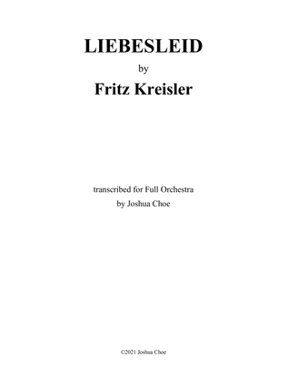 Book cover for Liebesleid ("Love's Sorrow")
