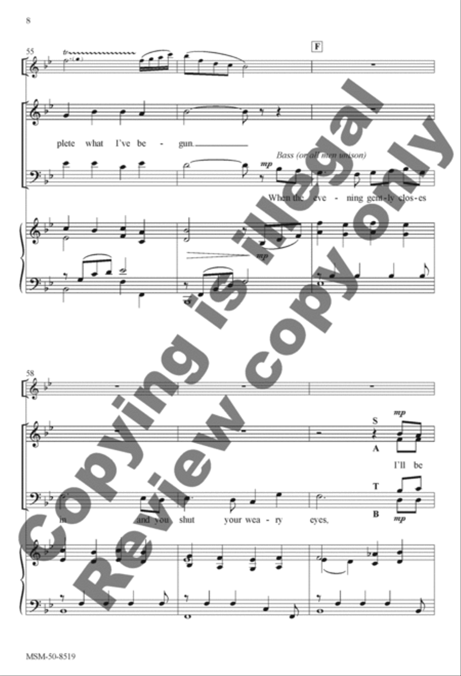 Borning Cry 4-Part scores gallery preview page 8