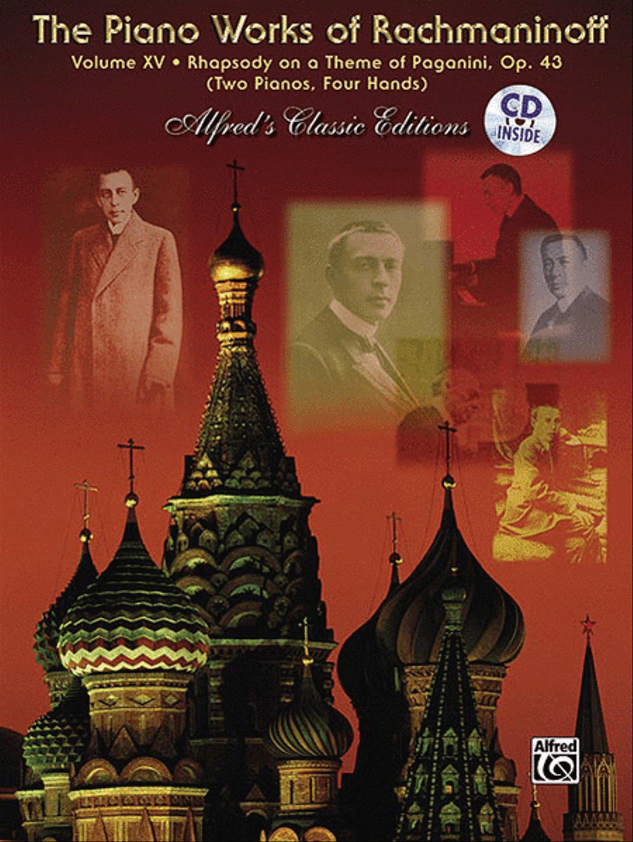 Book cover for The Piano Works of Rachmaninoff, Volume 15