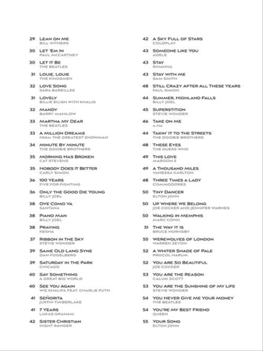 100 Great Keyboard Intros Piano Solo scores gallery preview page 4