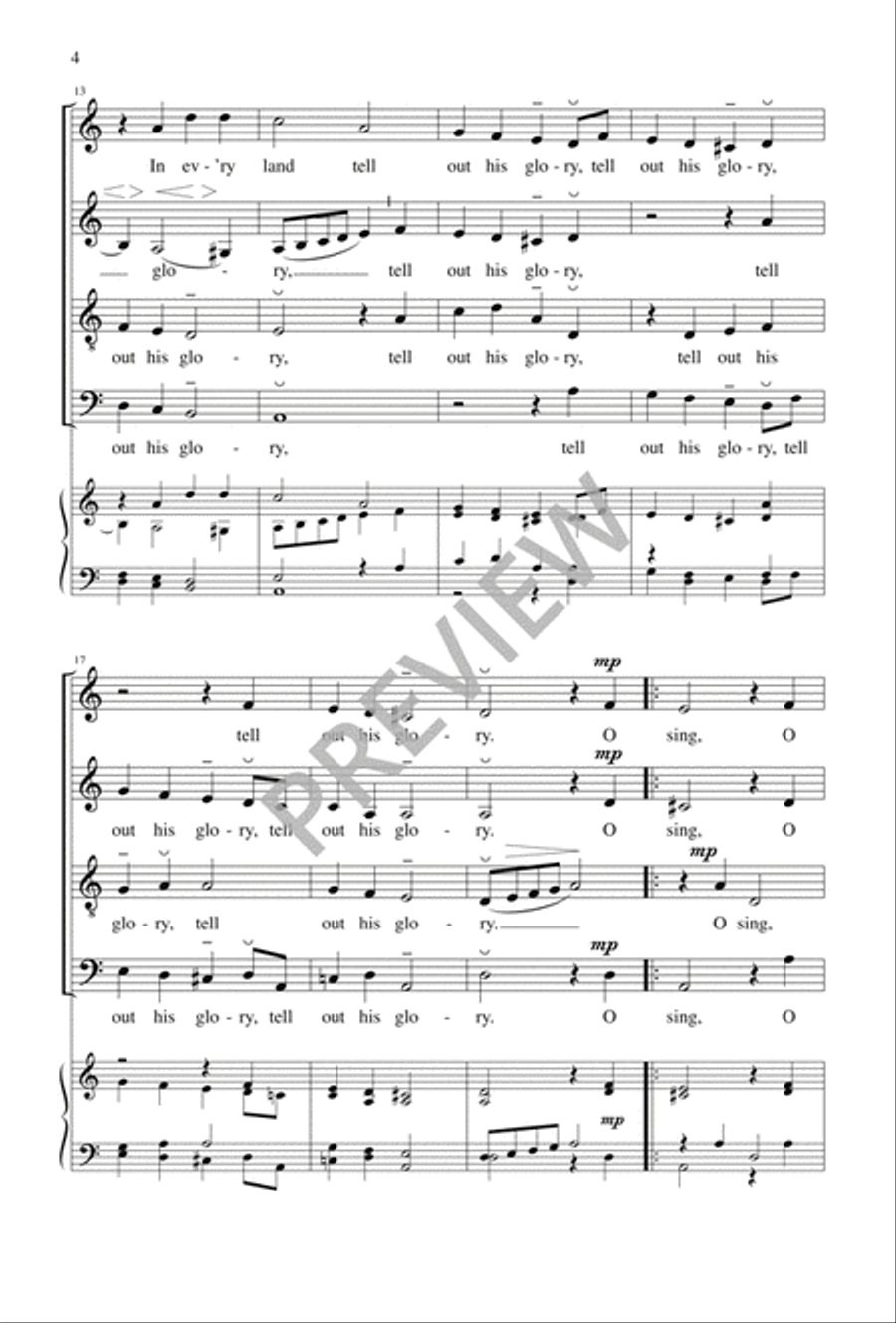 Lift Up Your Voice Lift Up Your Voice 4-Part scores gallery preview page 4