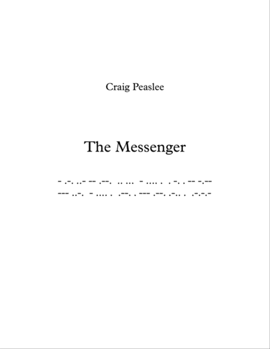 The Messenger for String Quartet (Full Score and Parts) String Quartet scores gallery preview page 2
