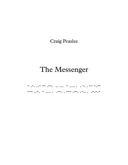 The Messenger for String Quartet (Full Score and Parts) image number null