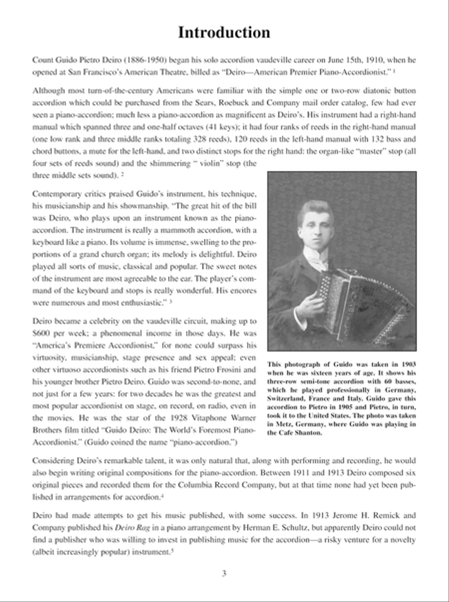 Complete Works of Guido Deiro Accordion scores gallery preview page 9