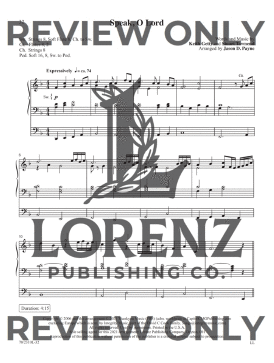 My Hope Is Found Organ Solo scores gallery preview page 18