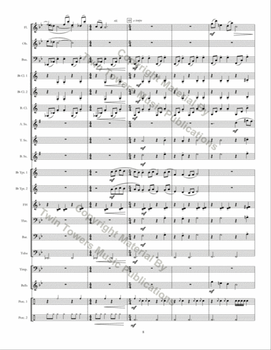 Memento Concert Band scores gallery preview page 9