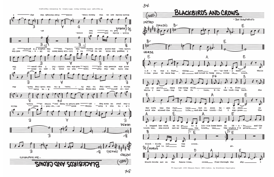Blackbirds and Crows Voice scores gallery preview page 1