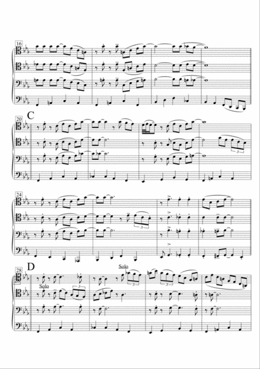 Moonglow Brass Quartet scores gallery preview page 3