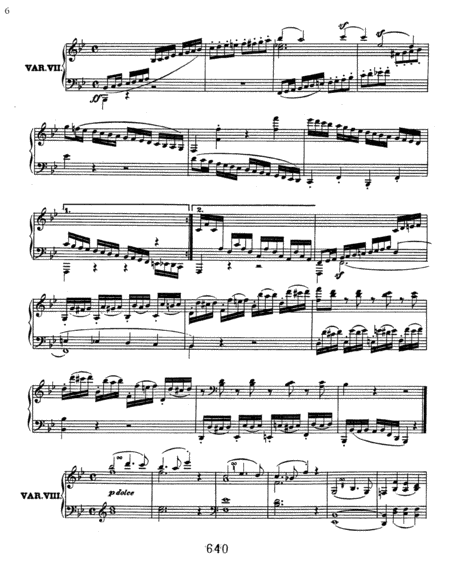 Variations (10) On A Duet By Salieri, Woo 73