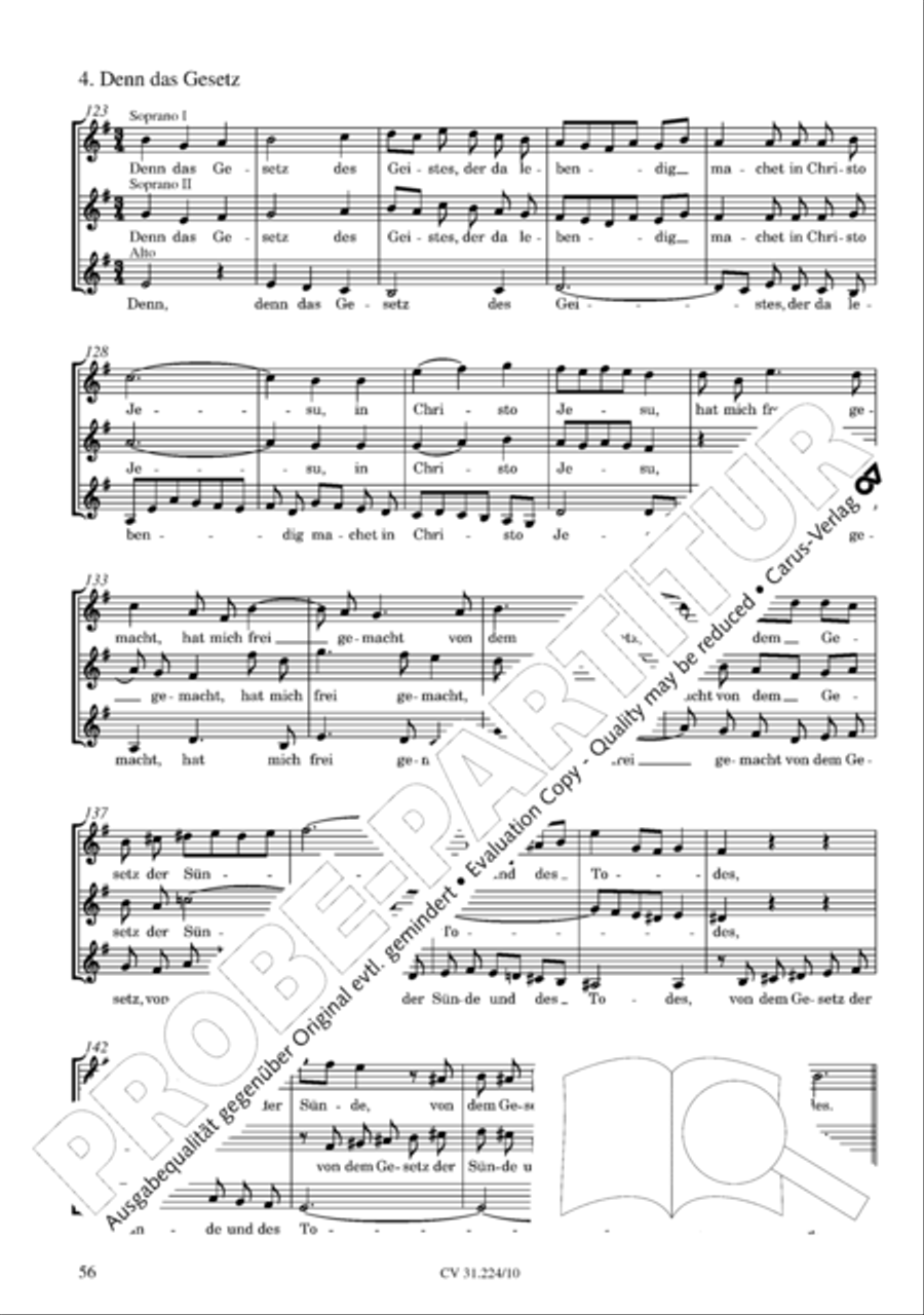 The complete motets (without Bc) Choir scores gallery preview page 63