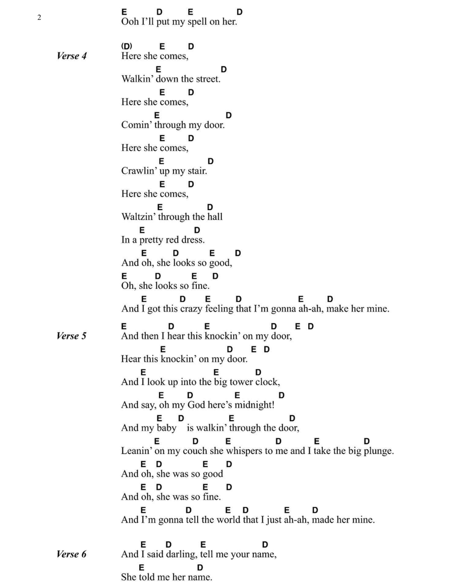 Gloria Easy Guitar scores gallery preview page 2