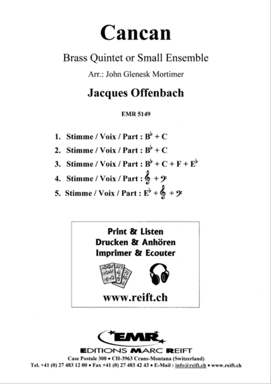 Cancan Brass Ensemble scores gallery preview page 2