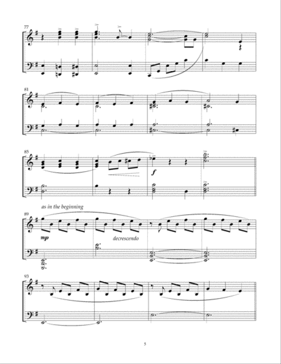 My Favorite Things Piano Solo scores gallery preview page 5