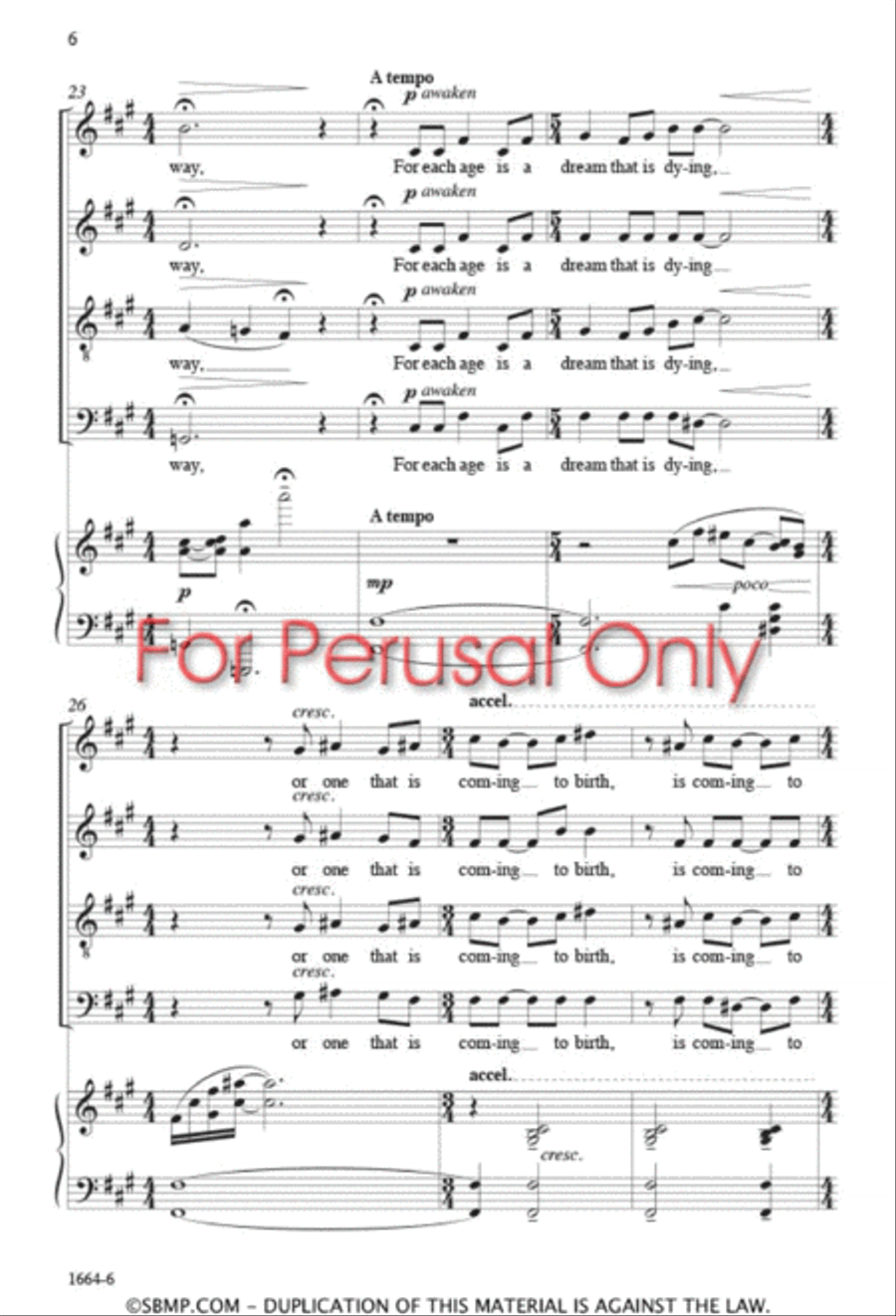 Light the World Light the World 4-Part scores gallery preview page 5