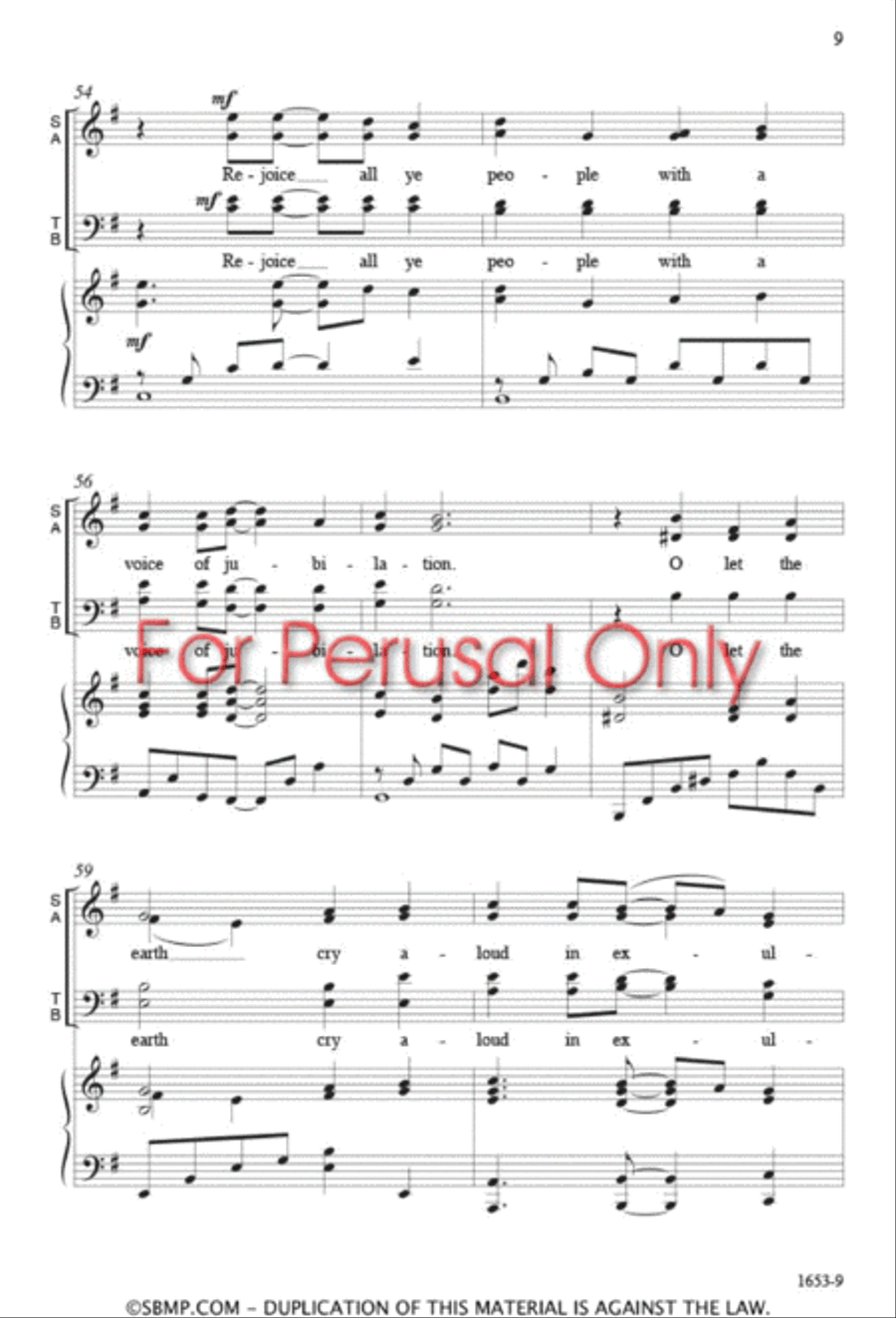 Gaudeamus Hodie Gaudeamus Hodie 4-Part scores gallery preview page 8