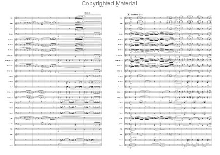 Hymn of Brotherhood Concert Band scores gallery preview page 5