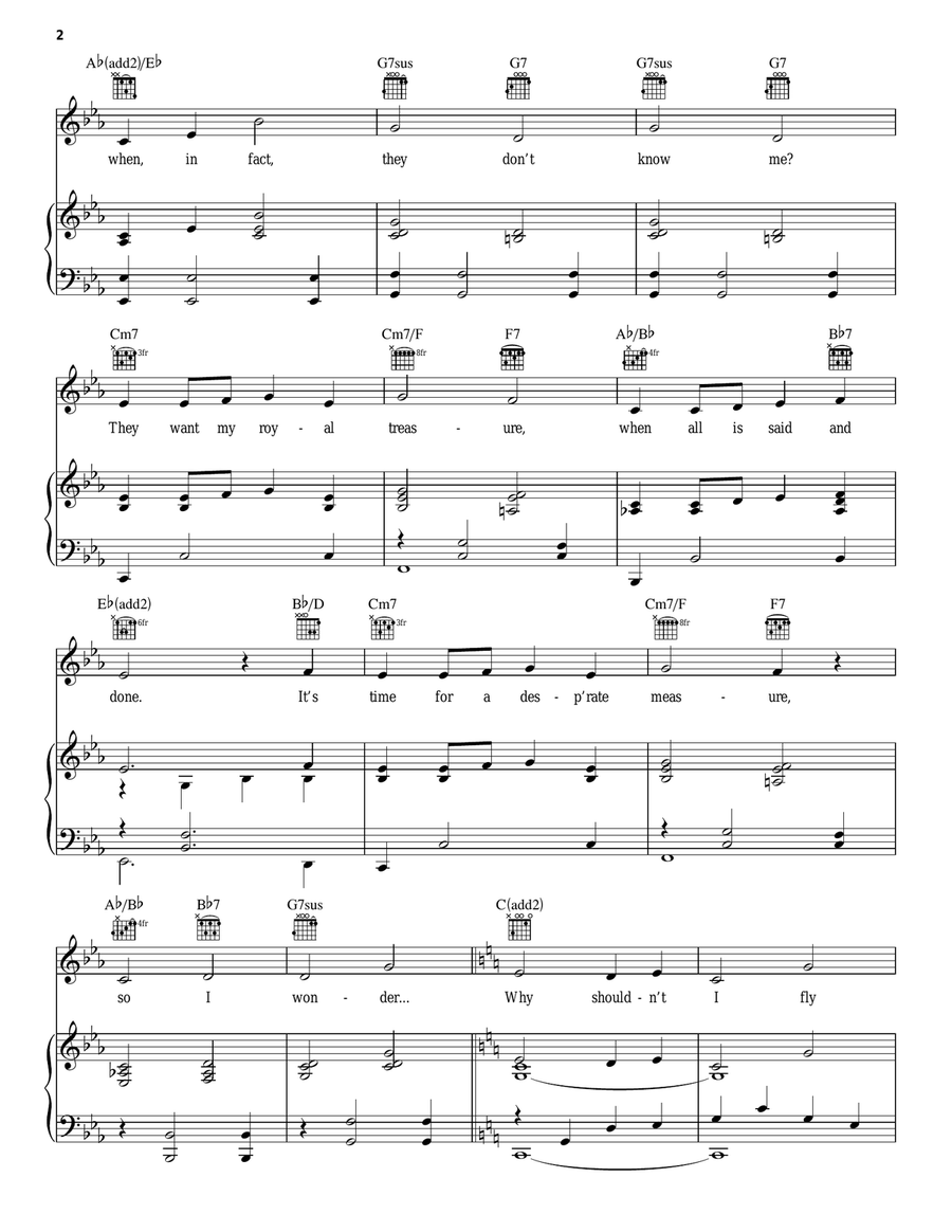 These Palace Walls (from Aladdin: The Broadway Musical) Guitar scores gallery preview page 2