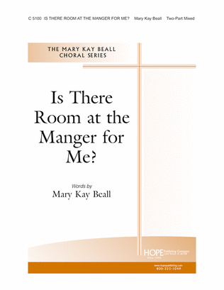 Book cover for Is There Room at the Manger for Me?