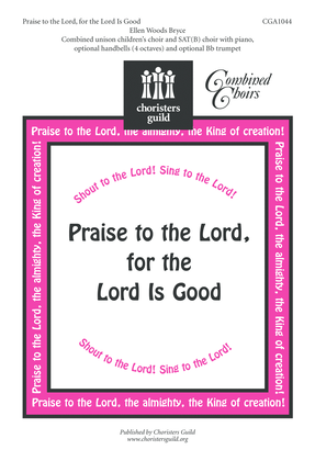 Book cover for Praise to the Lord, for the Lord is Good
