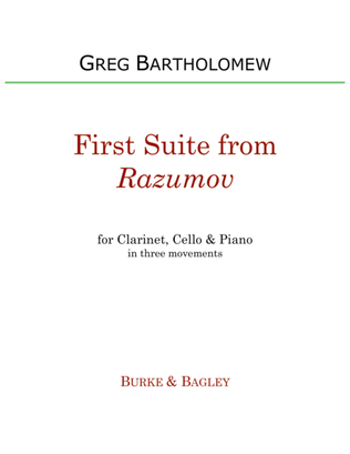 First Suite from Razumov for clarinet trio