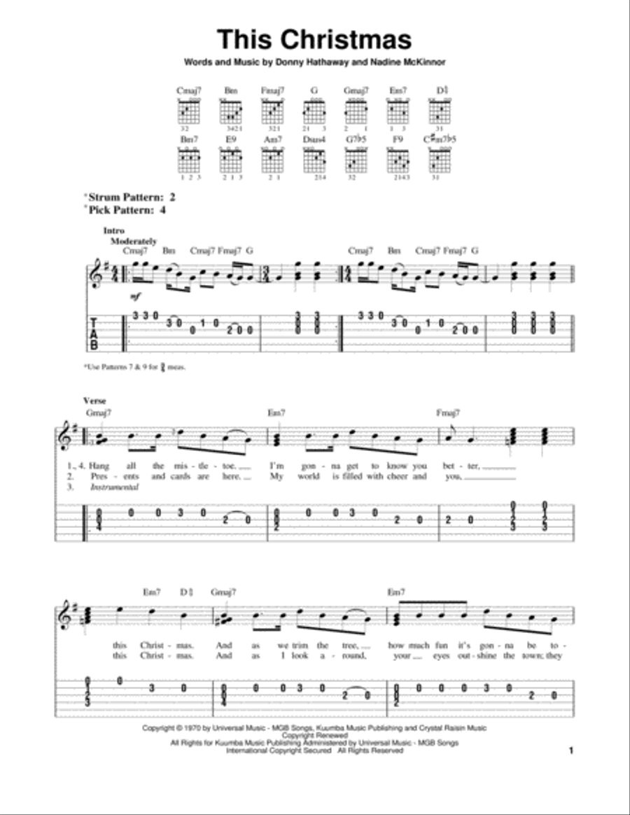 This Christmas This Christmas Acoustic Guitar scores gallery preview page 1