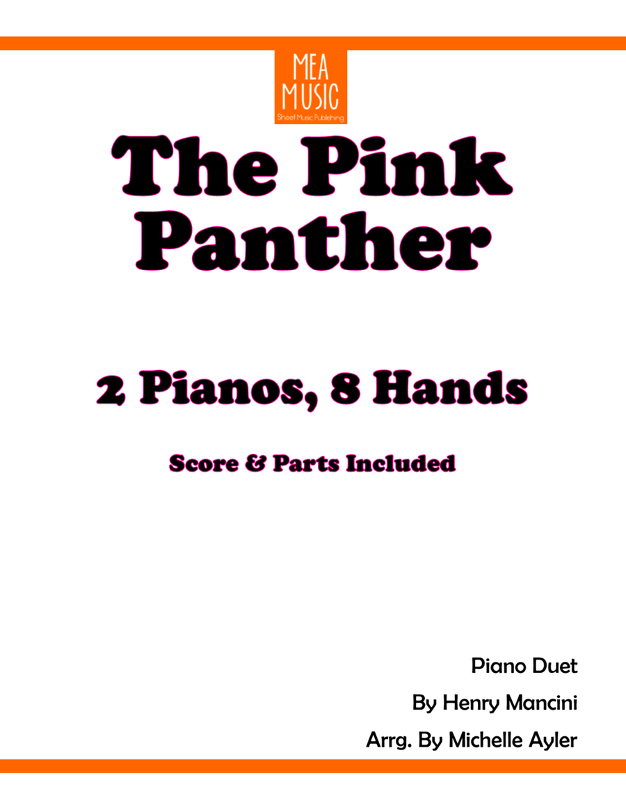 The Pink Panther from THE PINK PANTHER Piano Quartet scores gallery preview page 1