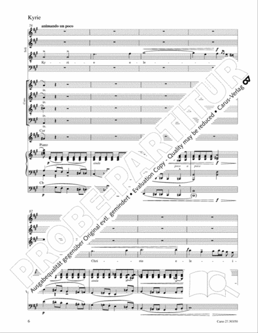 Messa da Requiem Messa da Requiem 4-Part scores gallery preview page 11