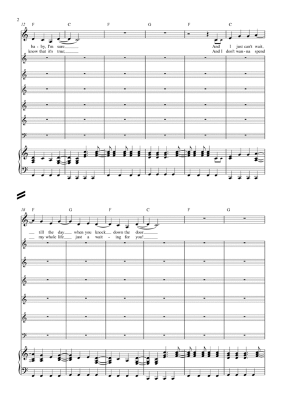 Walking On Sunshine Alto Saxophone scores gallery preview page 2