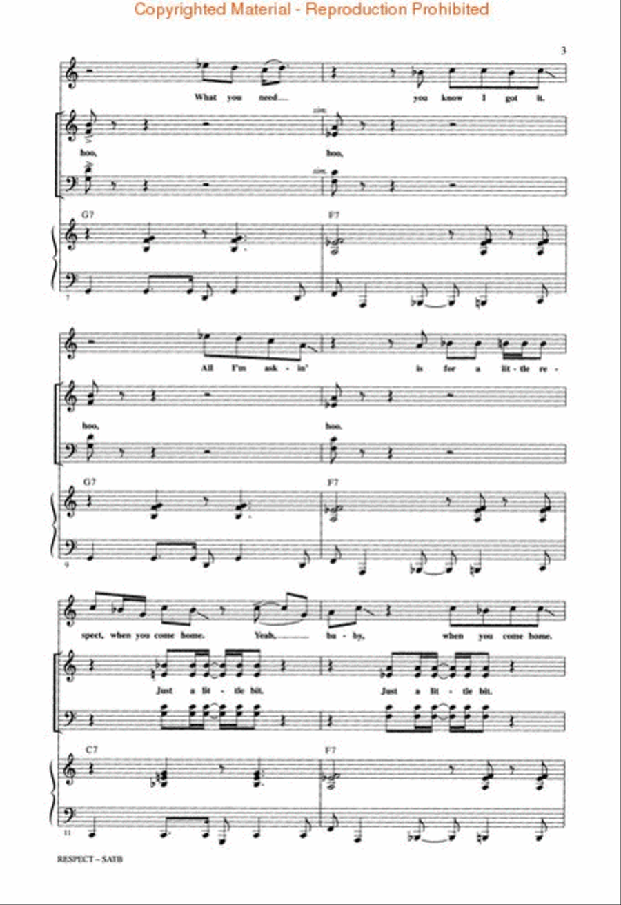 Respect Respect 4-Part scores gallery preview page 3